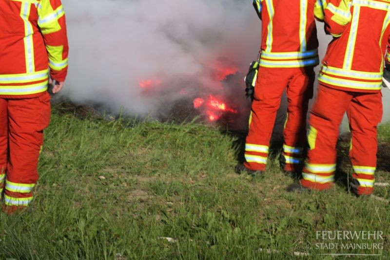 Kleinbrand im Freien